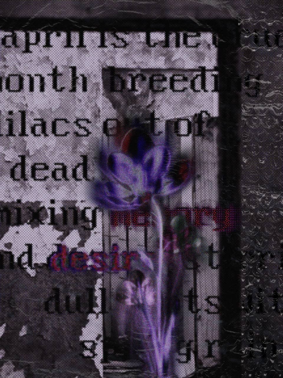flower with text